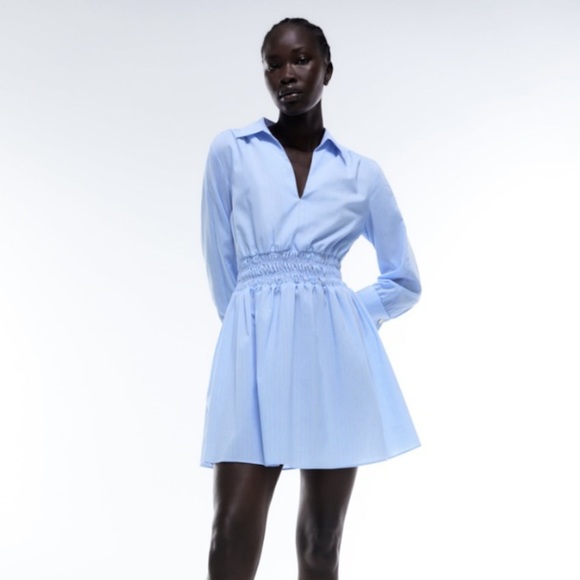 Zara striped shirt dress - Picture 2 of 10